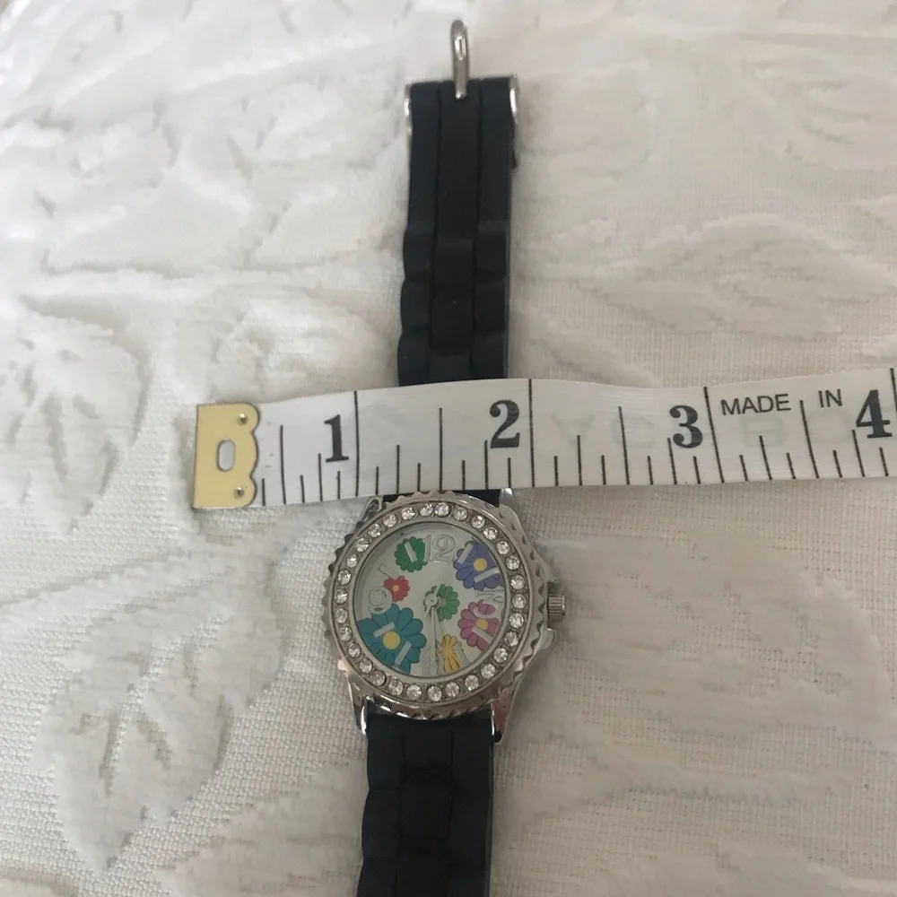 Geneva Crystal Jelly Band Watch